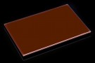 Brown (RAL 8017) ESG Glas 10 mm