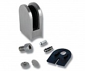 Držák skleněných tabulí ovál tube L ø 42,4 mm