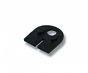 Unterlage für Glashalter Oval S 2-5 mm
